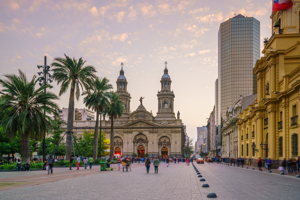 Plaza de las Armas em Santiago, destino imperdível para viajar na Semana Santa