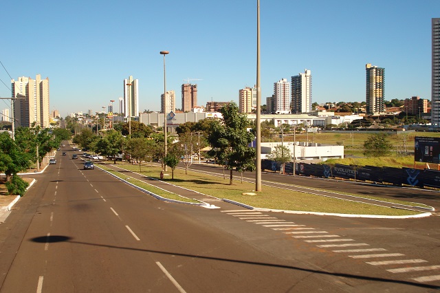 Avenida Afonso Pena, em Campo Grande